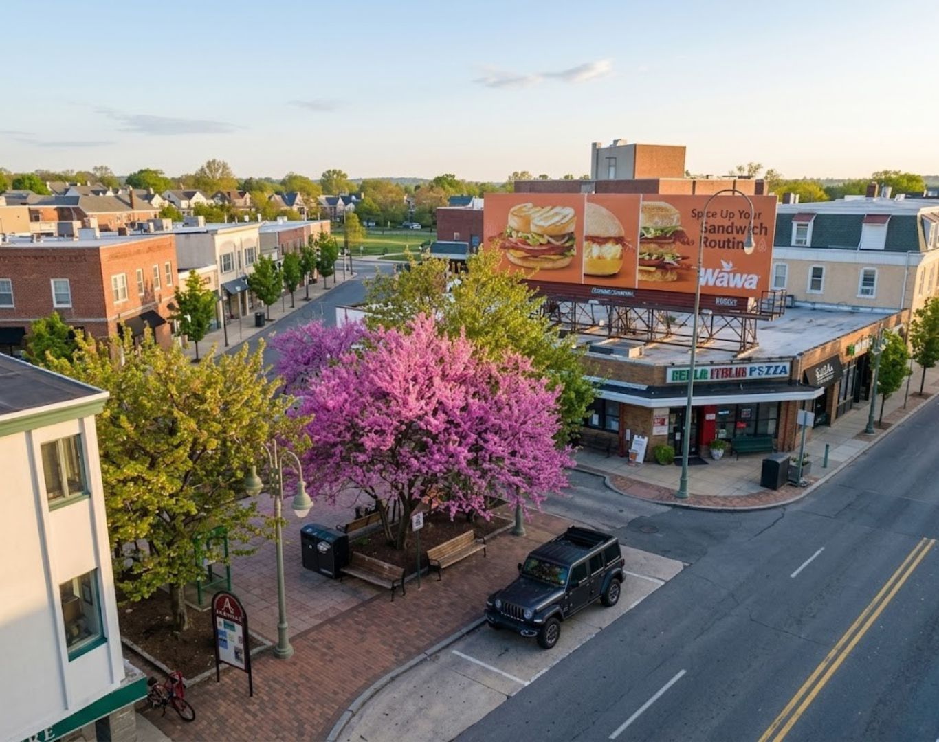 Schauffele Plaza, Ardmore, PA