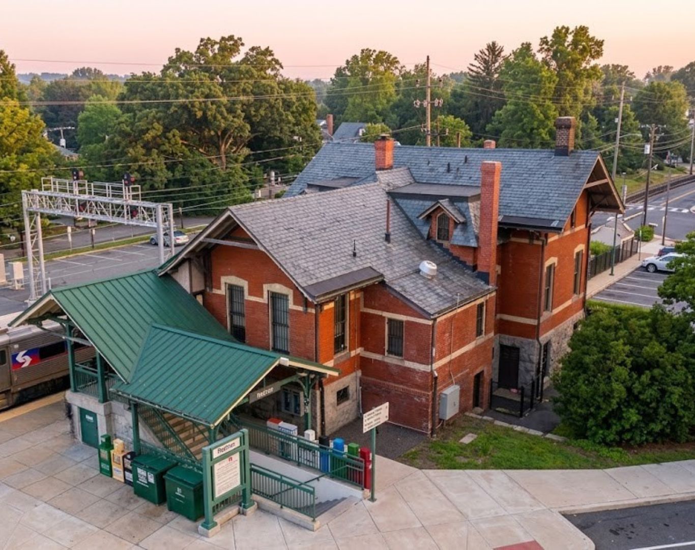 The Radnor train station building, Radnor, PA