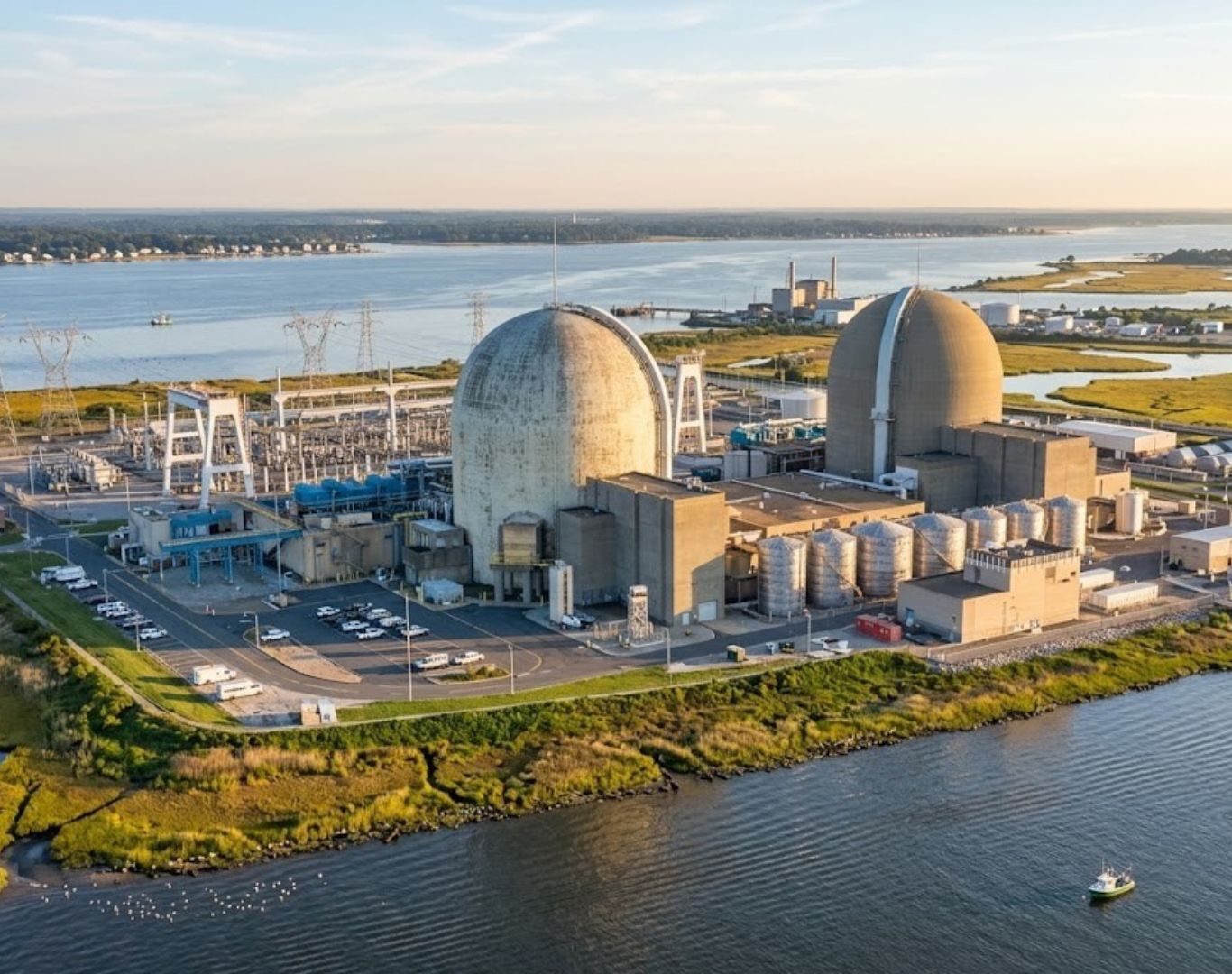 The Salem Nuclear Power Plant, Salem County, NJ