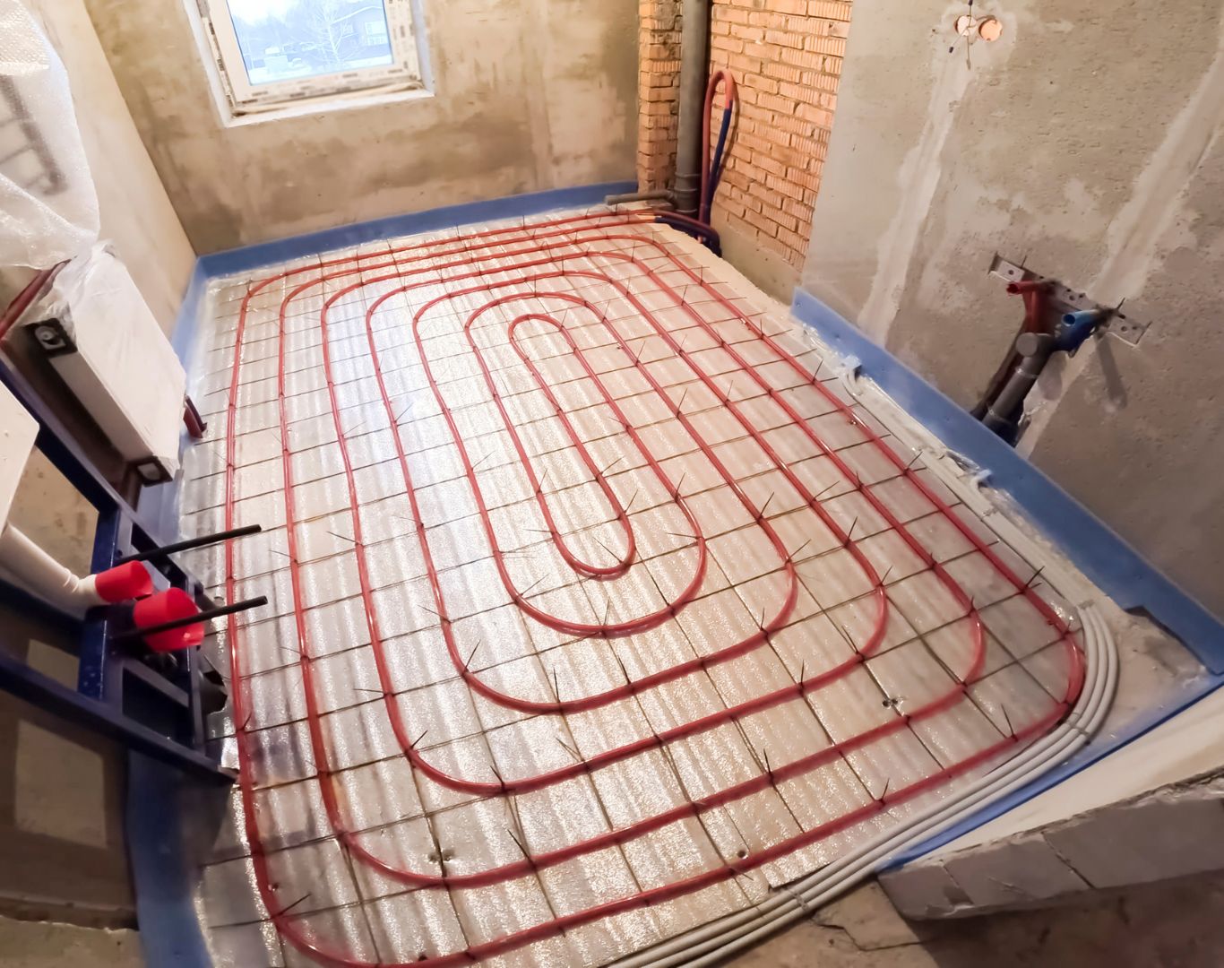 Geothermal Heating and Cooling in Evesham - NJ being inspected as a technician checks system connections
